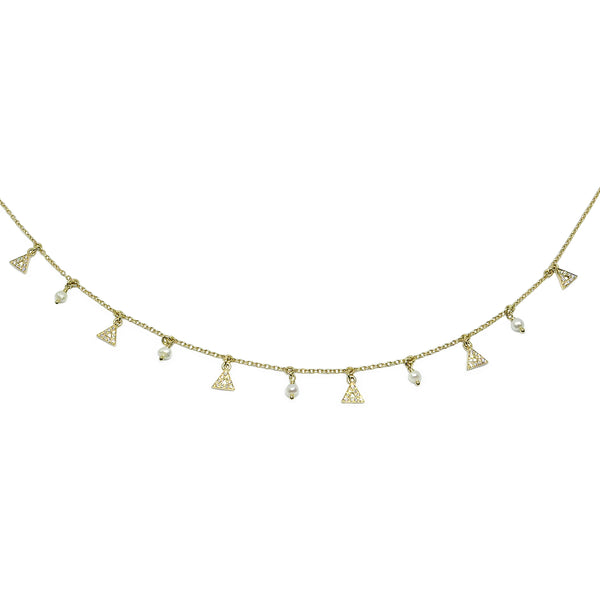 Pearl Charm Choker